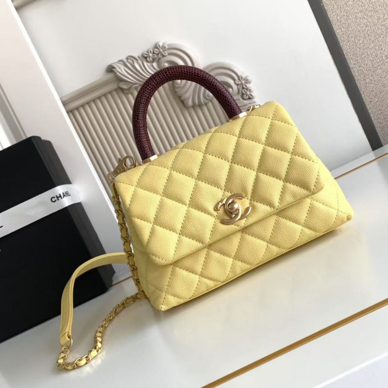 Ch**el top handle bags